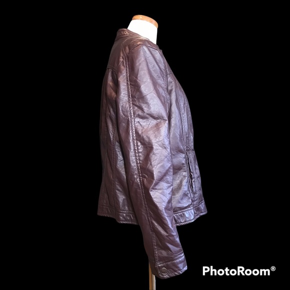 J2 by Jou Jou Faux Leather Jacket - Picture 4 of 11